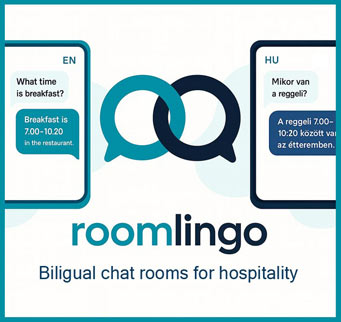 Roomlingo AI multilingual hotel communication platform interface